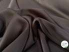 CCREPE ENVERS SATIN VISCOSE ET ACETATE MAT CAFE - My Little Coupon