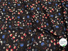 CREPE FOND NOIR FLEURS 2%EA - My Little Coupon