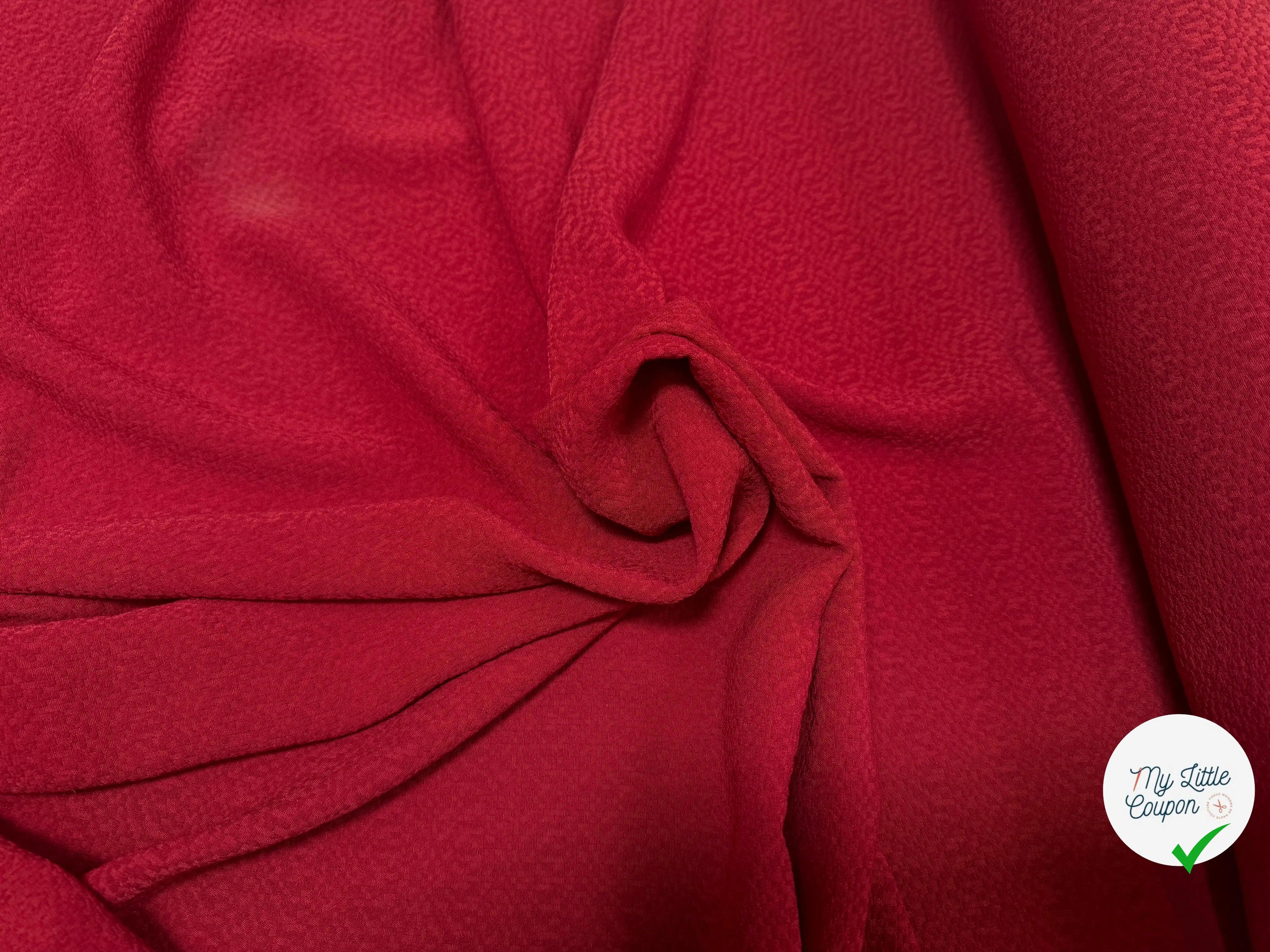 CREPE GAUFFRÉ ROUGE - My Little Coupon