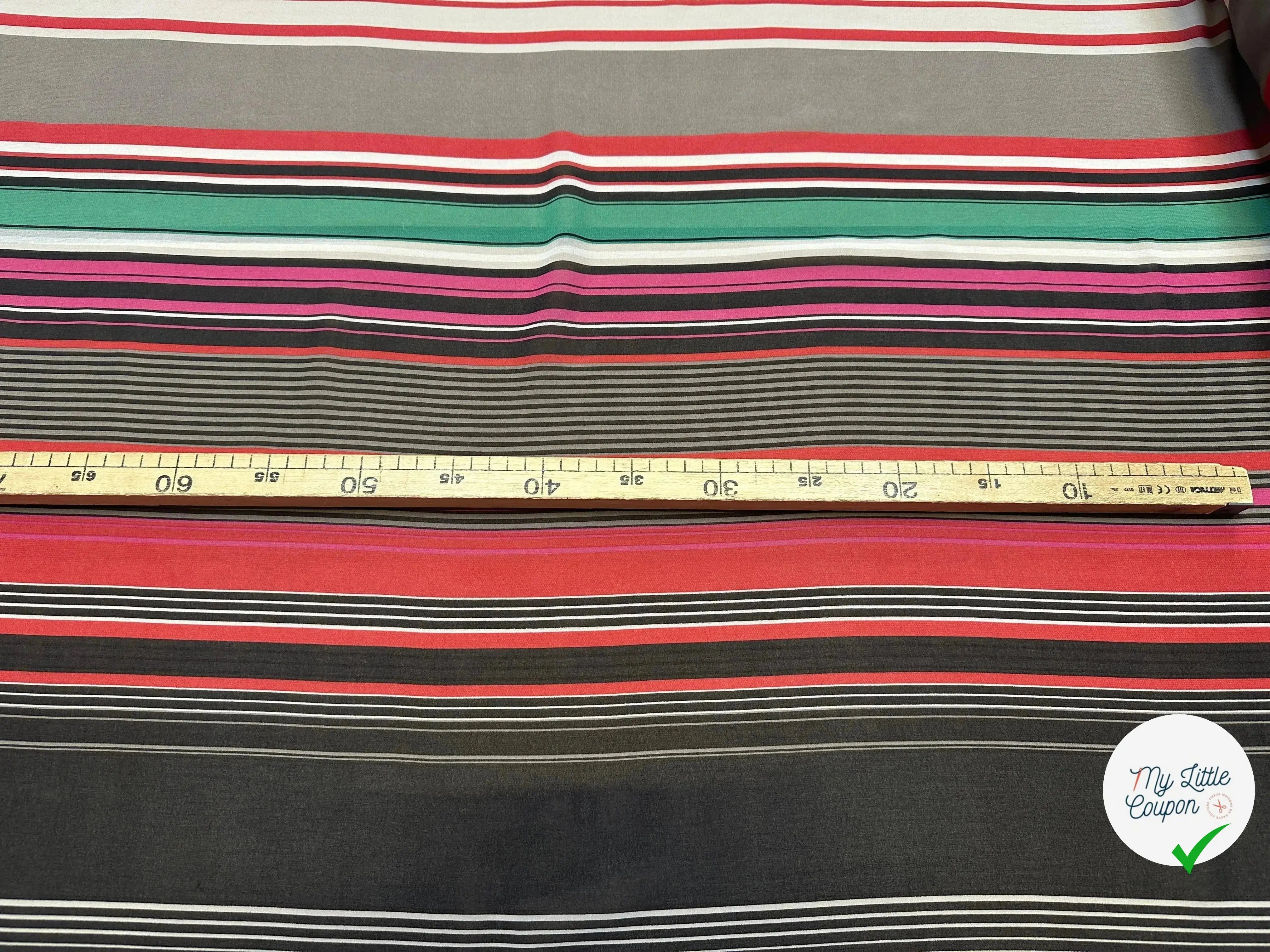 CREPE GEORGETTE STRIPES - My Little Coupon