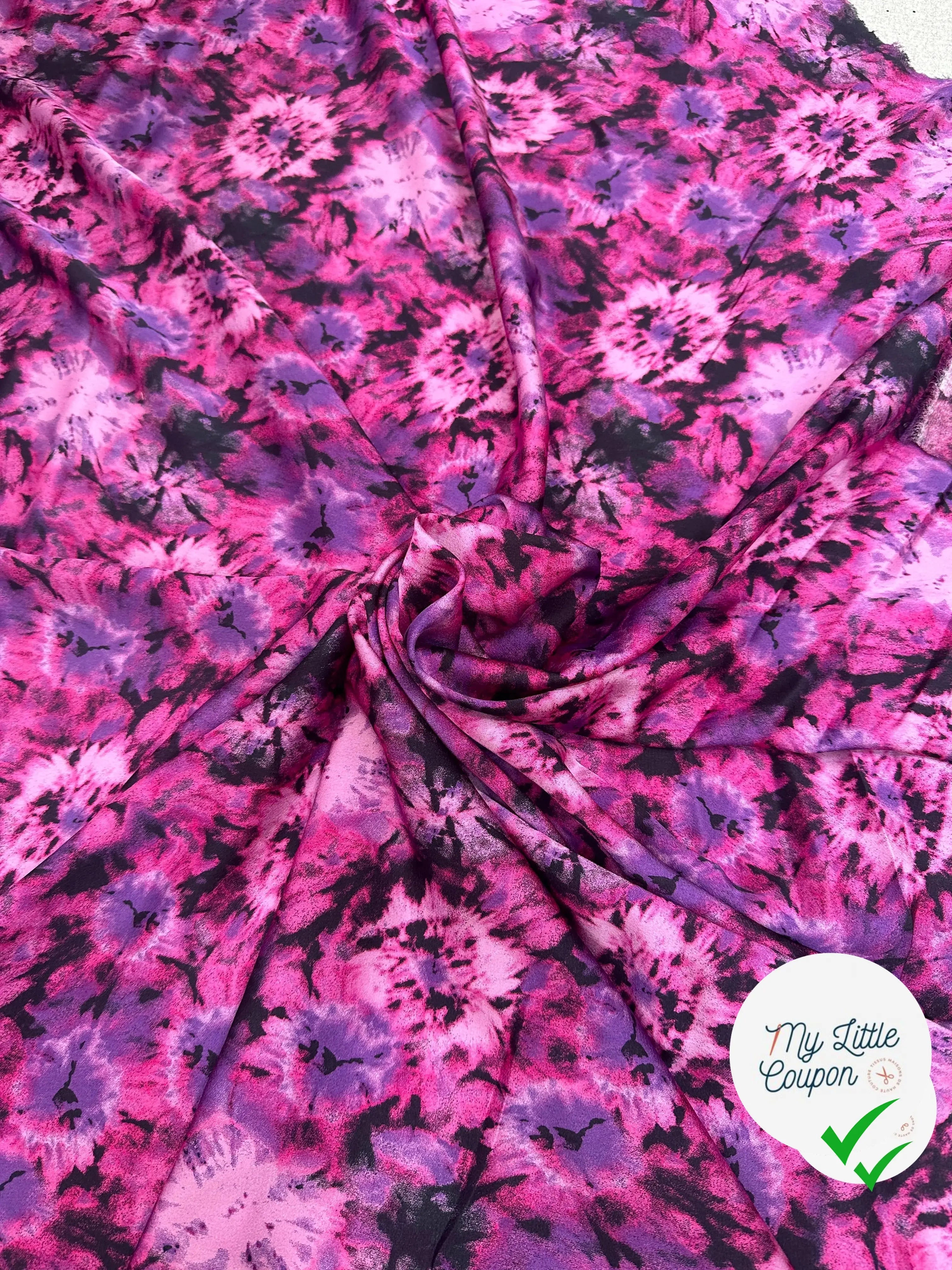 CRÊPE LÉGÈREMENT SATINÉ FESTIVAL TROPICAL MLC INTERN