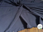 CRÊPE MAROCAIN 100% VISCOSE UNI MARINE - My Little Coupon