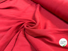 CRÊPE MAROCAIN 100% VISCOSE UNI ROUGE - My Little Coupon
