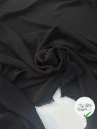 (Chute) CREPE SUPERBE TENUE NOIR MLC INTERN