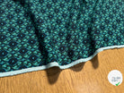 CRÊPE VISCOSE BAROQUE BLEU&VERT - My Little Coupon