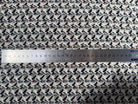 CRÊPE VISCOSE FOND GRIS MOTIFS TRIANGLE MULTICOLORE - My Little Coupon