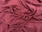 CRÊPE VISCOSE GAUFFRÉ UNI TERRACOTTA - My Little Coupon