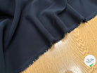 CREPE VISCOSE LOURD SERGÉ BLEU NAVY - My Little Coupon