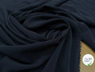 CREPE VISCOSE LOURD SERGÉ BLEU NAVY - My Little Coupon