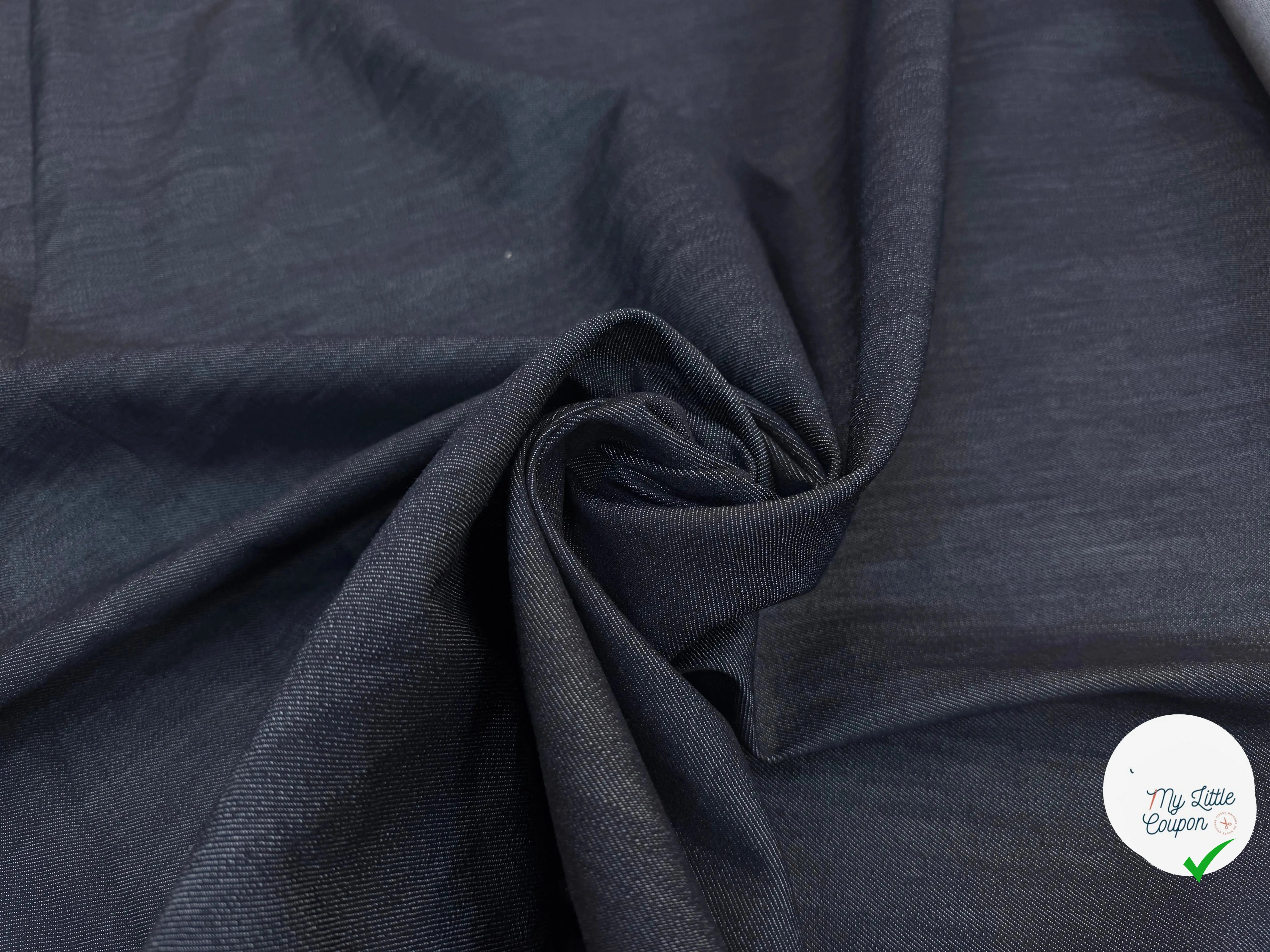 DENIM UNI PREMIER DARK COTON STRETCH - My Little Coupon