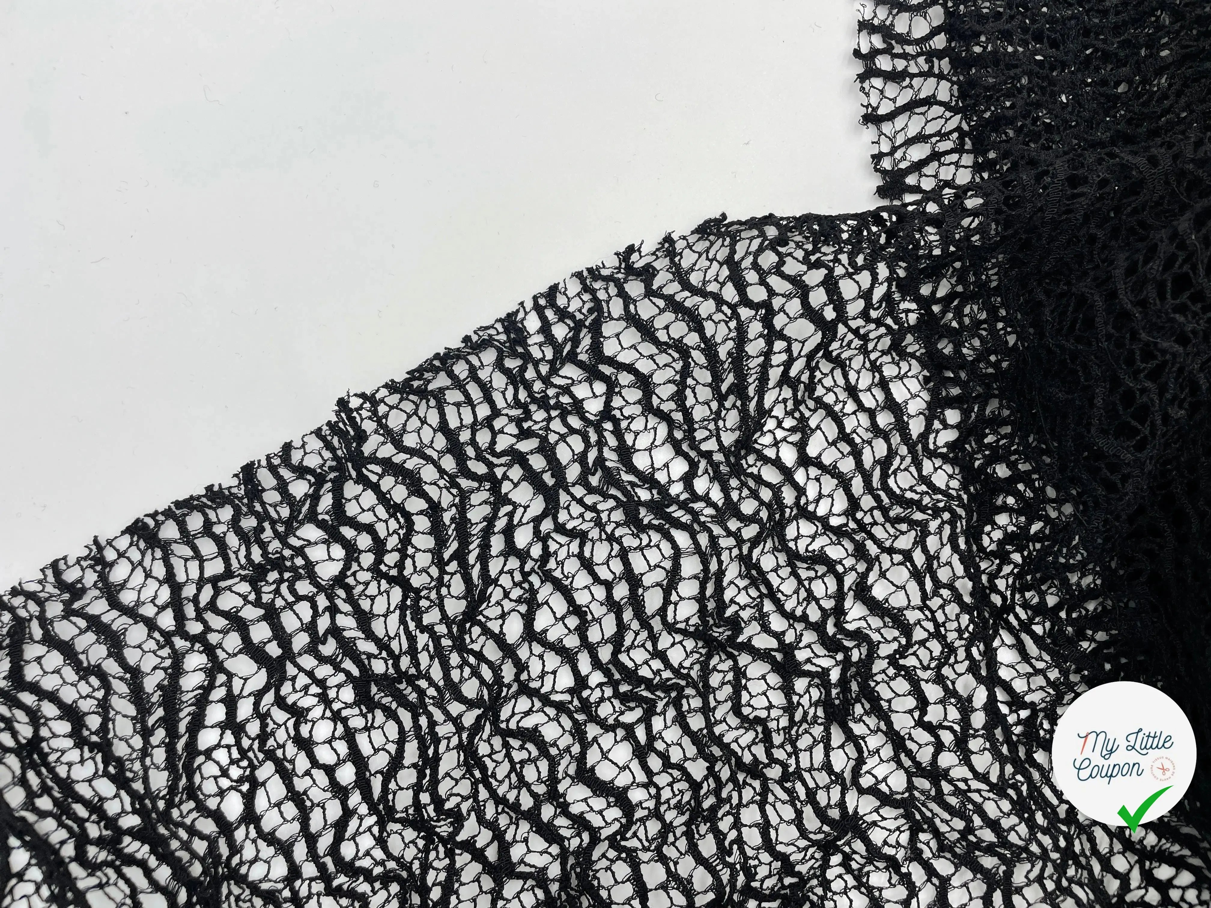 DENTELLE CHARMILLES NOIRES - My Little Coupon - tissu - coudre