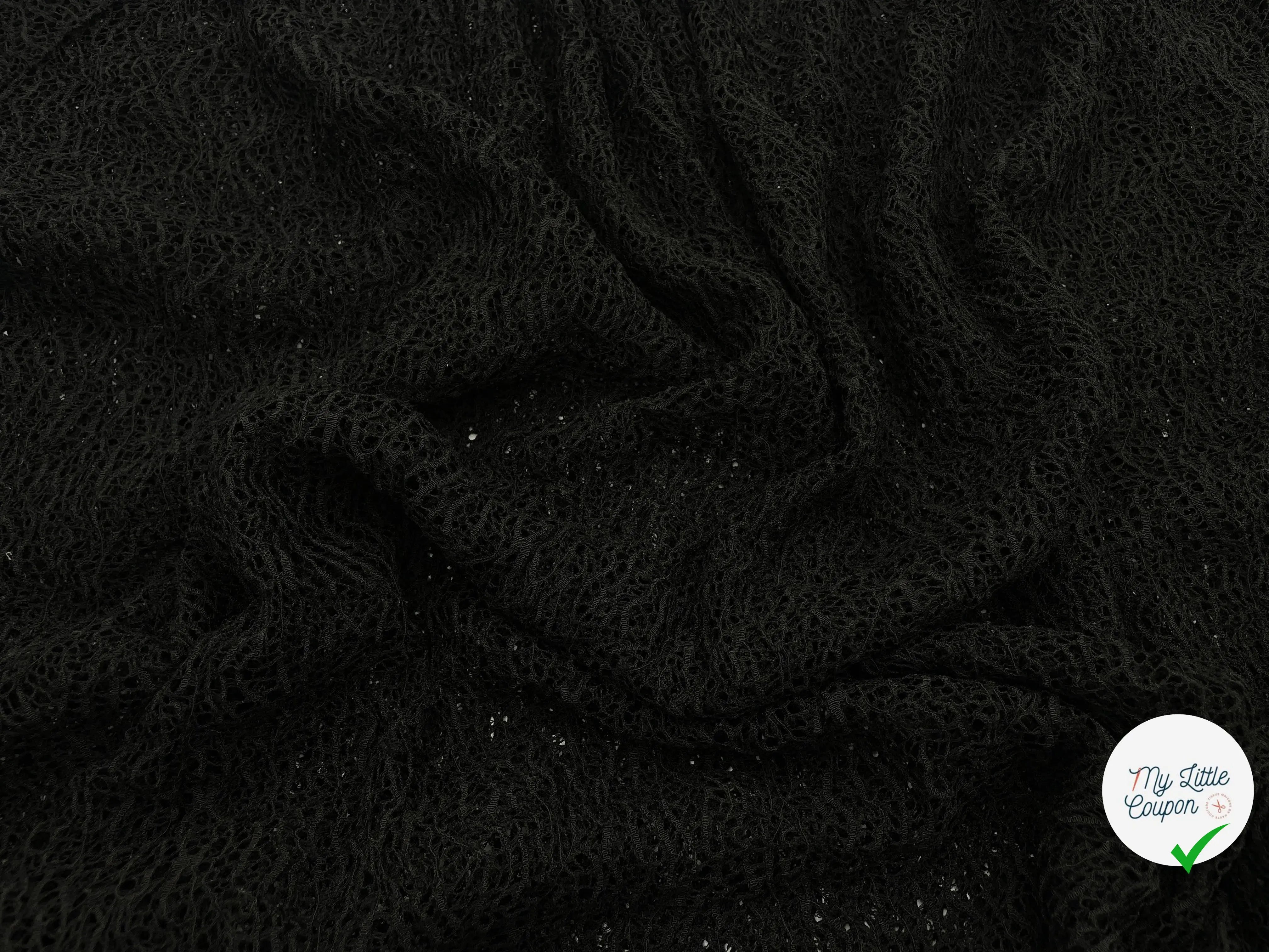DENTELLE CHARMILLES NOIRES - My Little Coupon - tissu - coudre