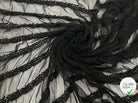 DENTELLE FROU FROU STRIPES FESTONNÉS NOIR - My Little Coupon - tissu - coudre