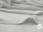DOUBLE GAZE DE COTON BLANC - My Little Coupon - tissu - coudre