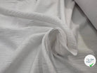 DOUBLE GAZE DE COTON BLANC - My Little Coupon - tissu - coudre