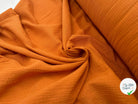 DOUBLE GAZE DE COTON ORANGE SUNSET - My Little Coupon - tissu - coudre