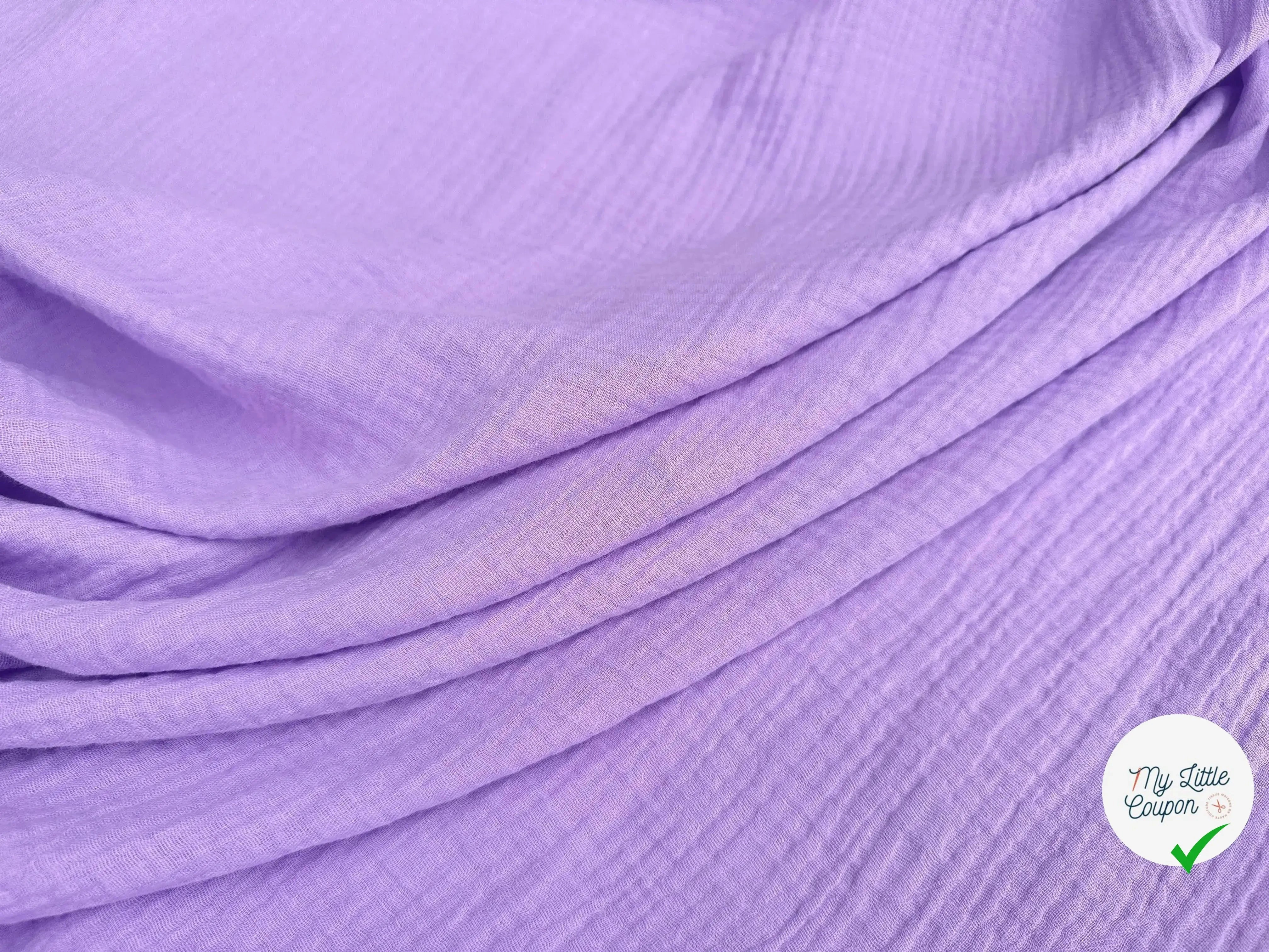 DOUBLE GAZE DE COTON PARME UNIE MLC INTERN