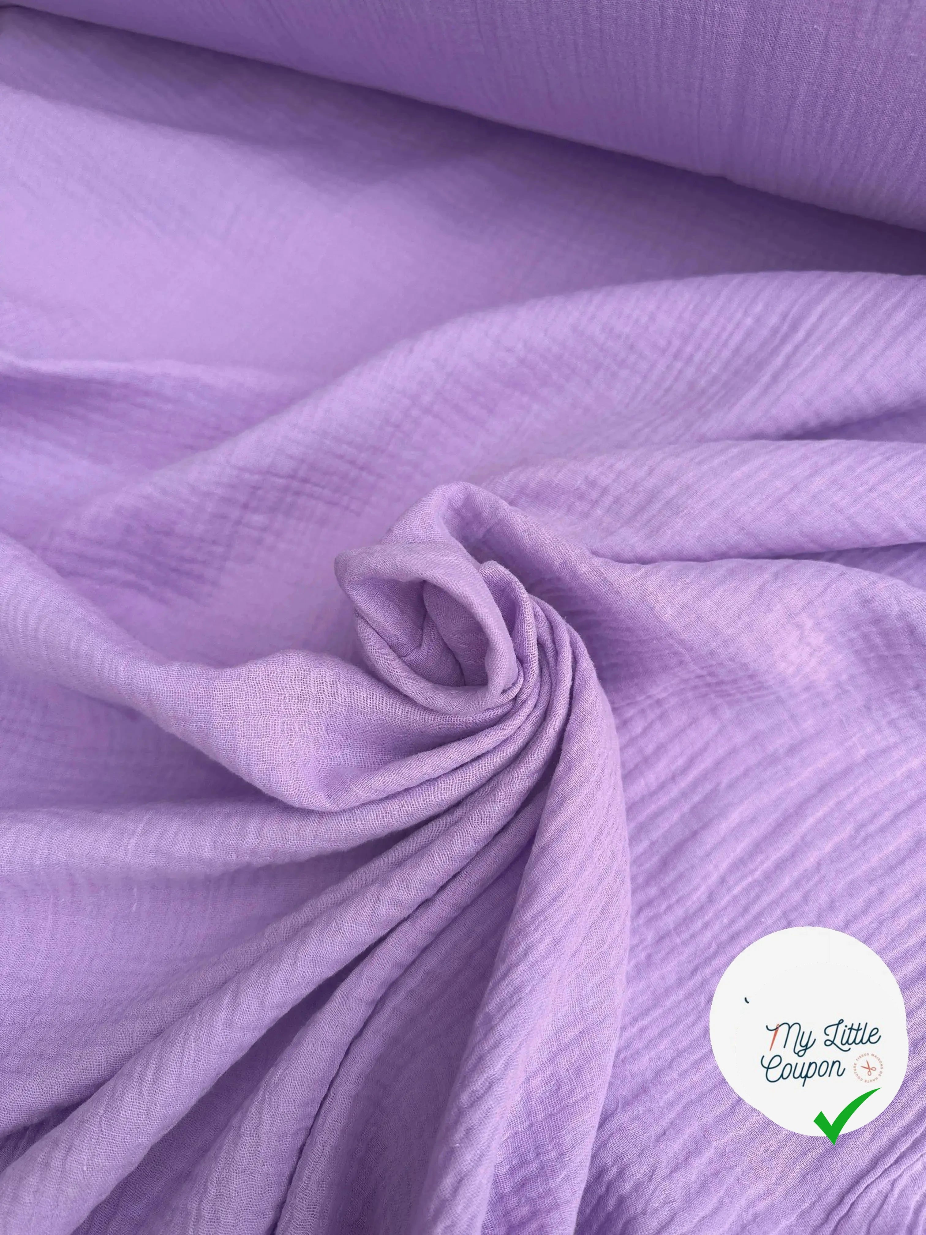 DOUBLE GAZE DE COTON PARME UNIE MLC INTERN