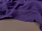 DOUBLE GAZE DE COTON VIOLETTE UNIE - My Little Coupon