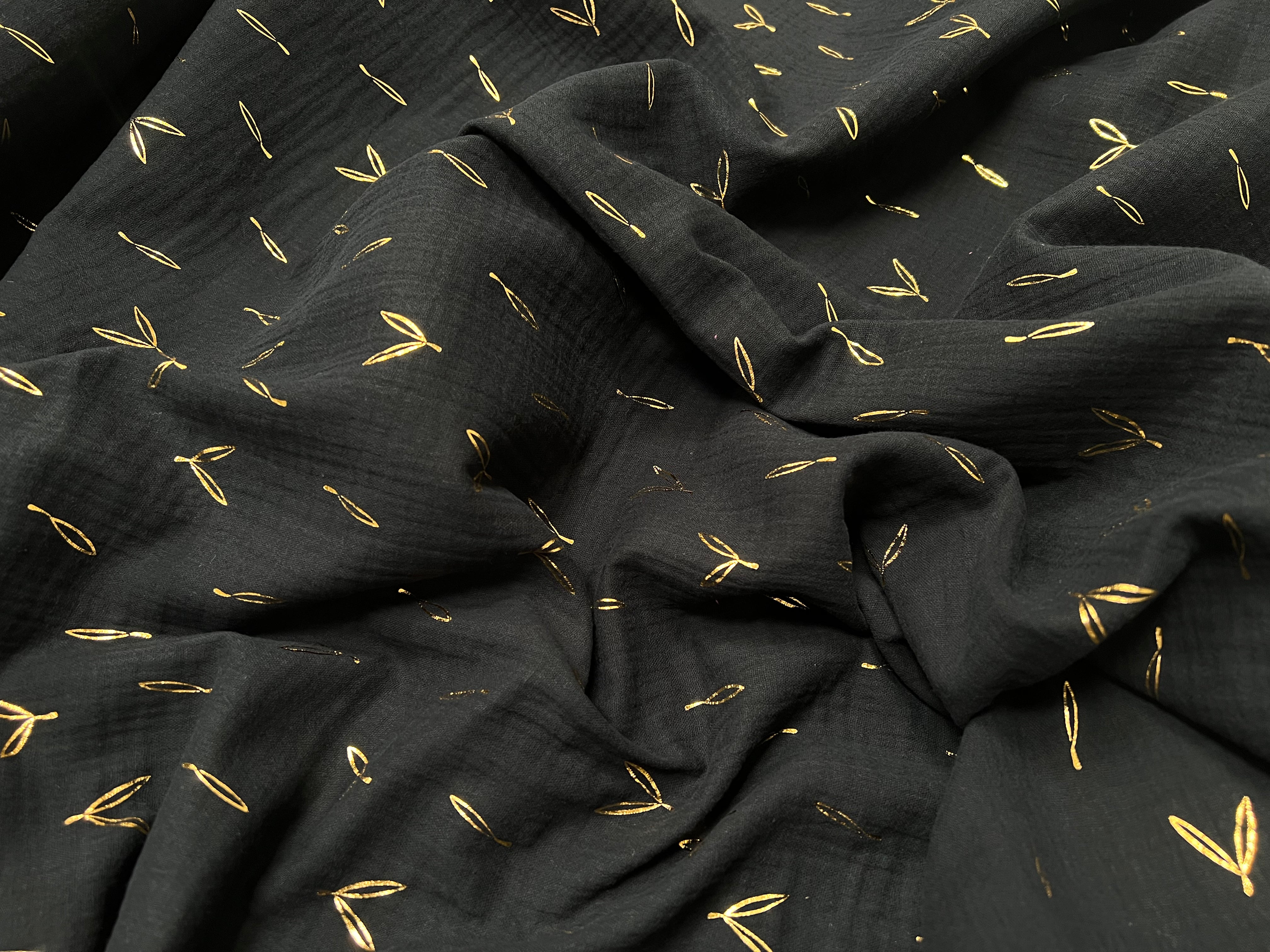 DOUBLE GAZE GAUFREE FOIL STOLPA NOIR / OR 130 - My Little Coupon