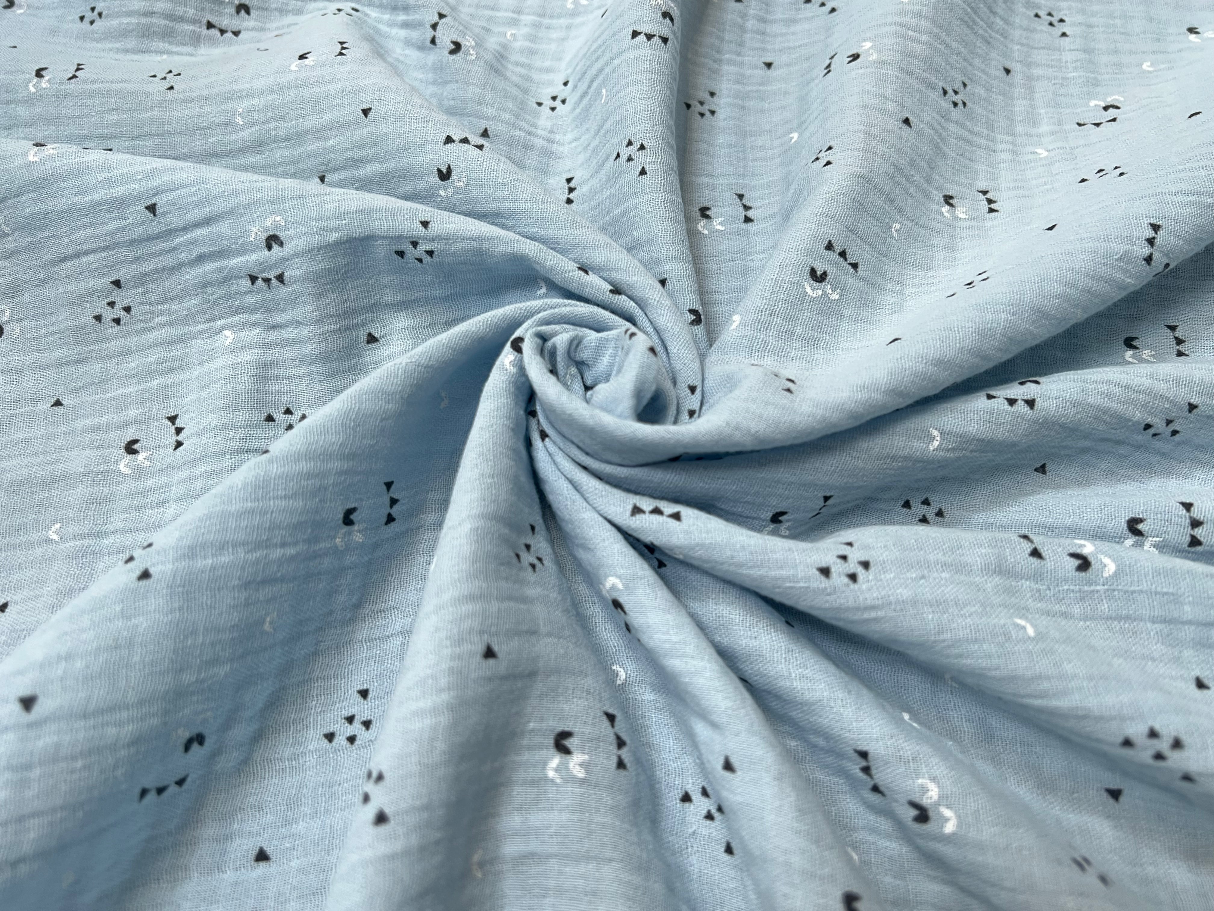 DOUBLE GAZE GAUFREE MAELOU GLACIER/BLANC MAT 130 - My Little Coupon