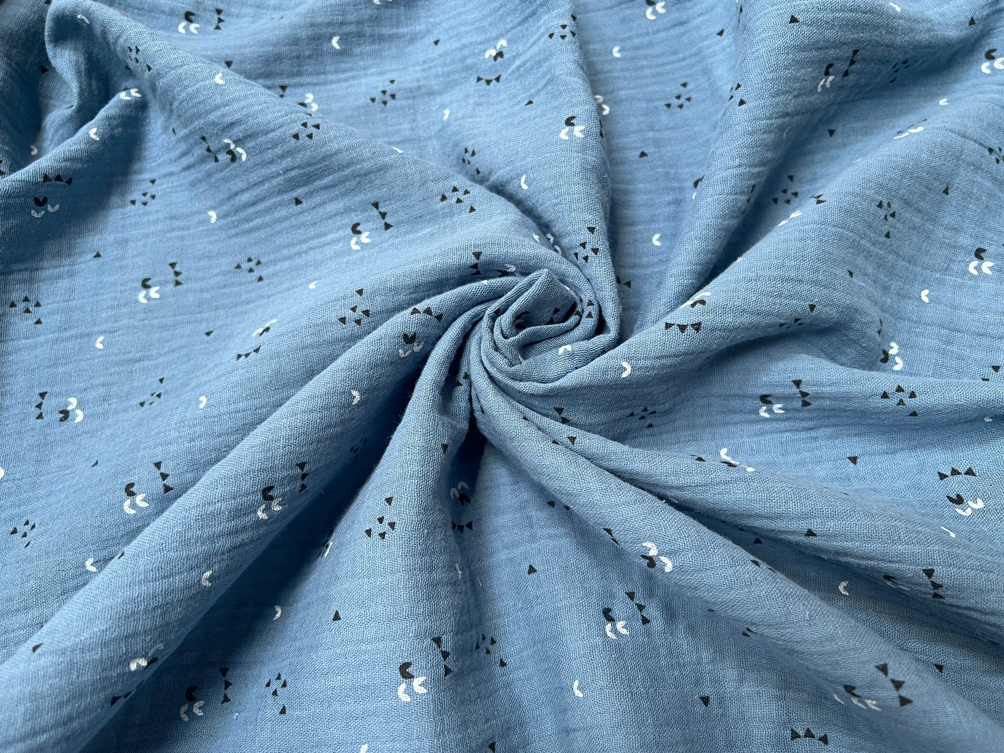 (Chute) DOUBLE GAZE GAUFREE MAELOU JEAN / BLANC MAT 130 - My Little Coupon