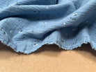 (Chute) DOUBLE GAZE GAUFREE MAELOU JEAN / BLANC MAT 130 - My Little Coupon