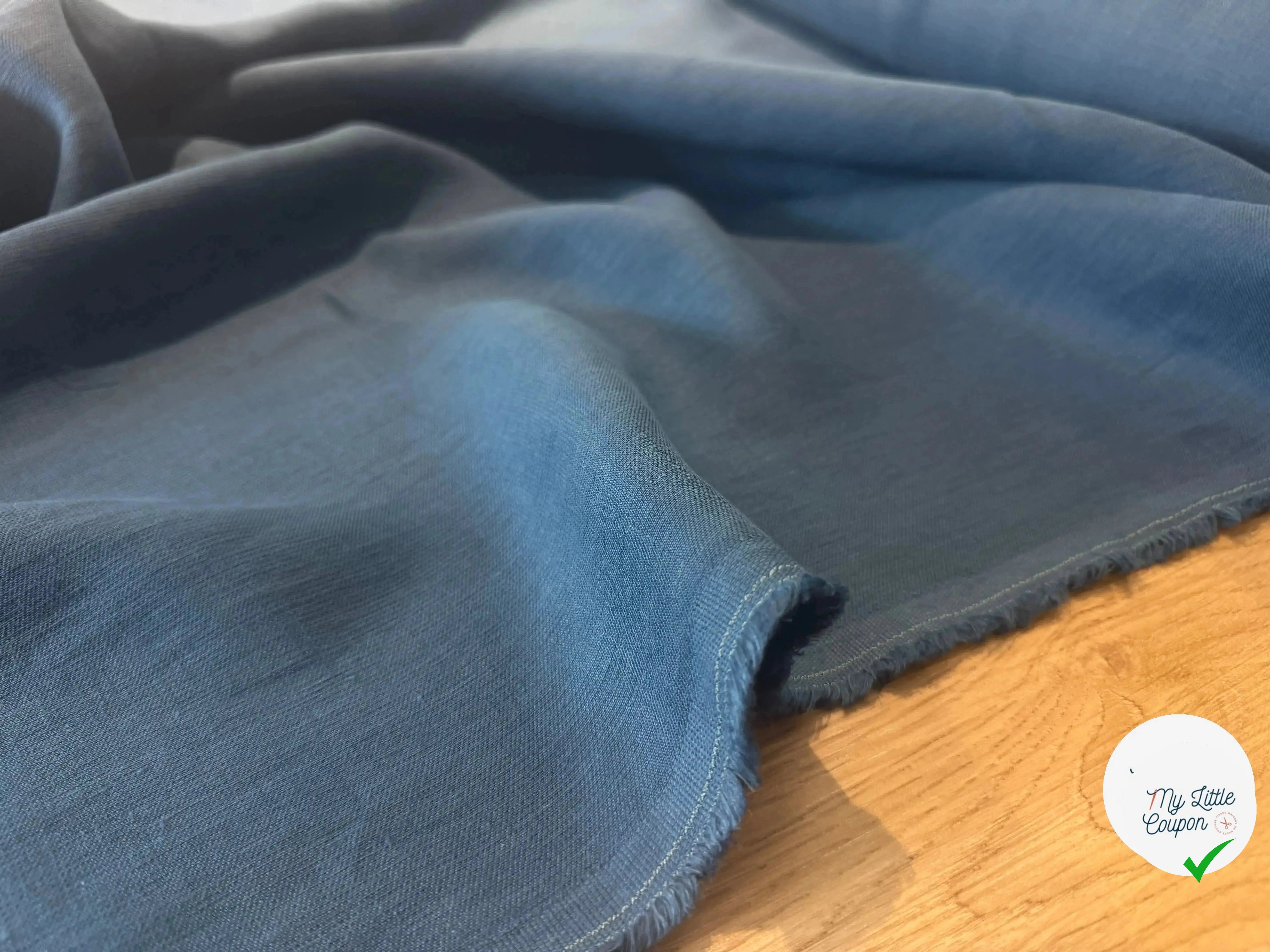 DOUBLE LINEN, Opal Blue - My Little Coupon