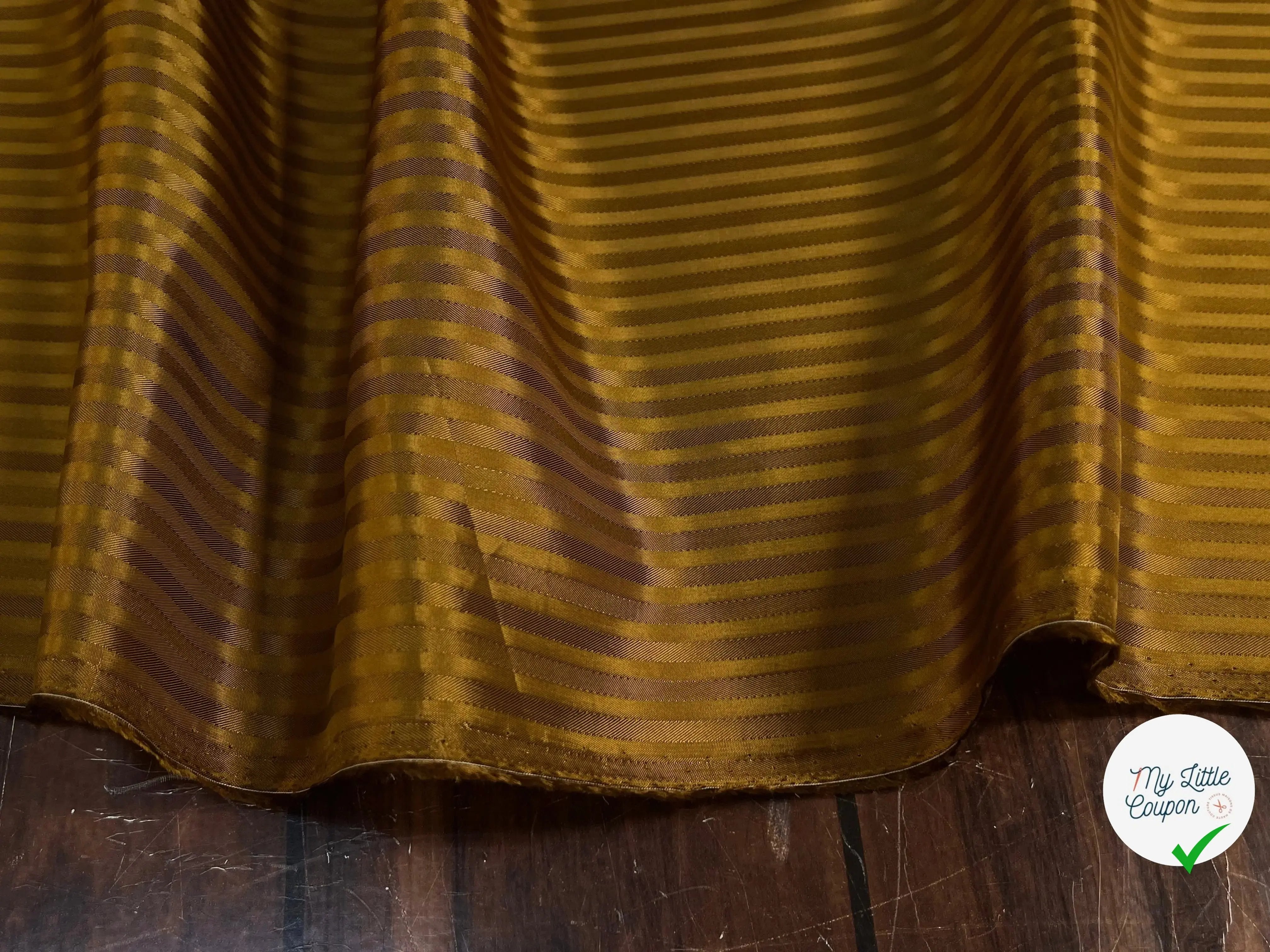 DOUBLURE JACQUARD RAYURES PAIN D'EPICE - My Little Coupon