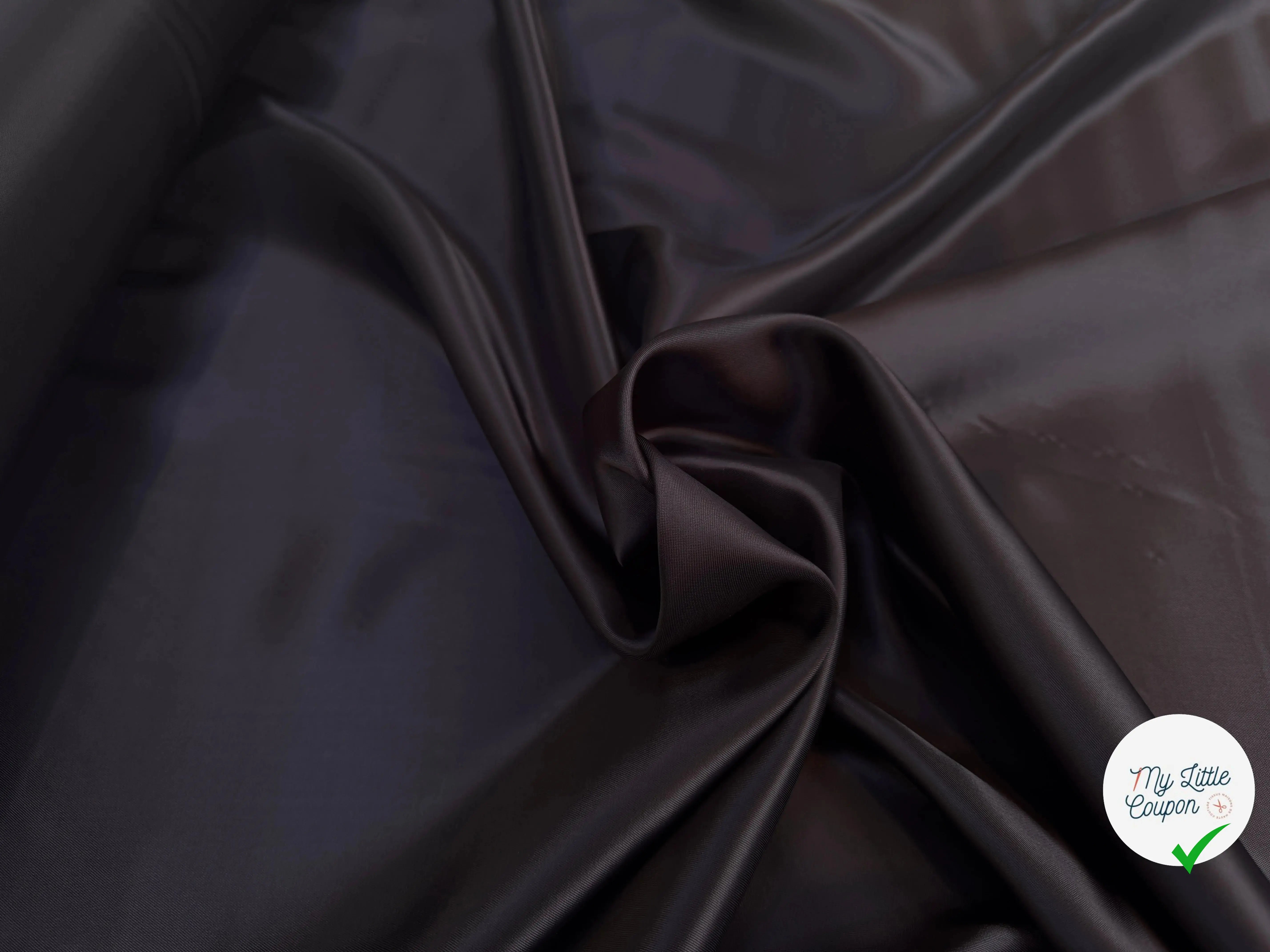 DOUBLURE SERGÉ SUBLIME BLEU MARINE 100% VISCOSE - My Little Coupon