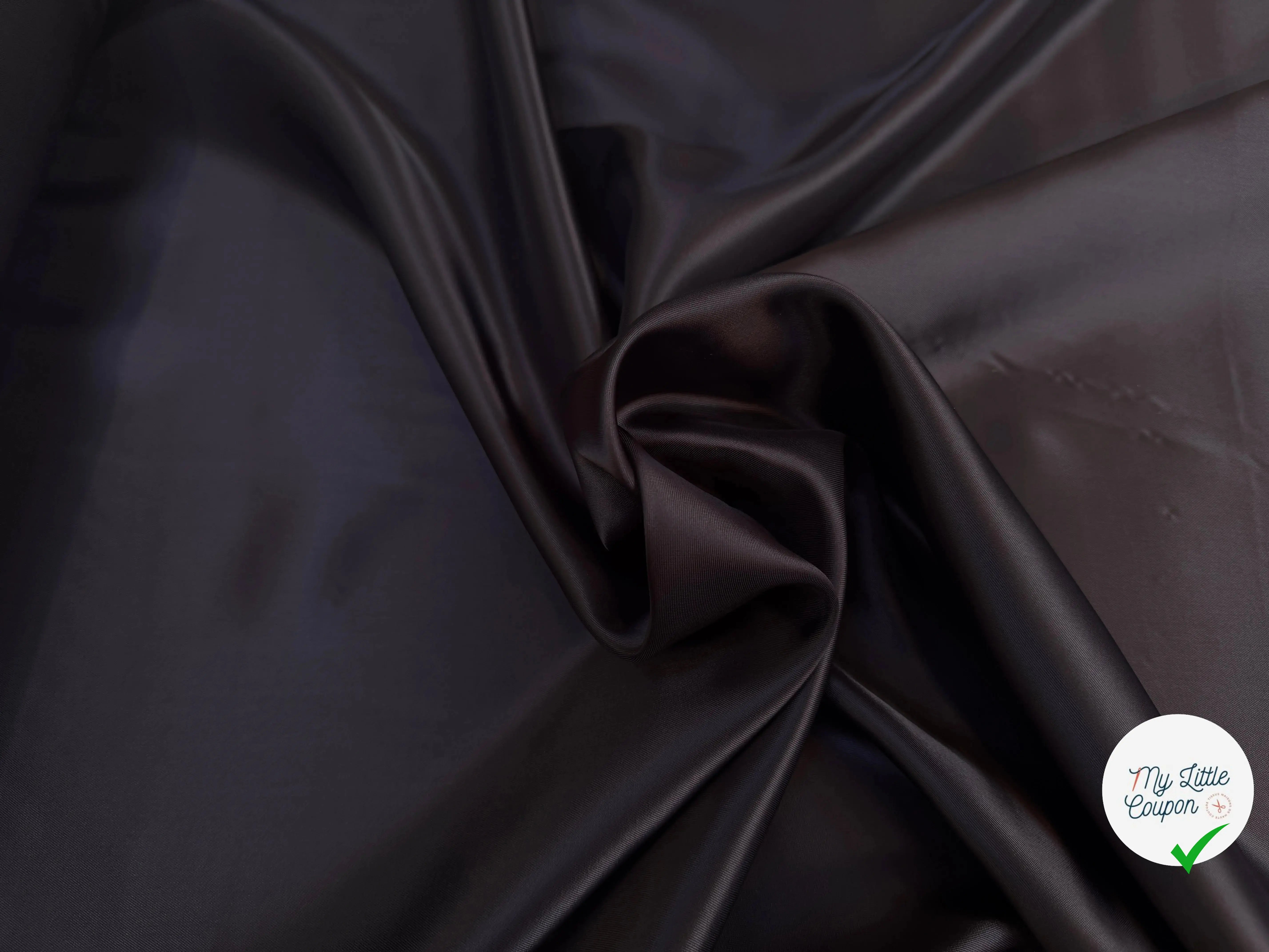 DOUBLURE SERGÉ SUBLIME BLEU MARINE 100% VISCOSE - My Little Coupon