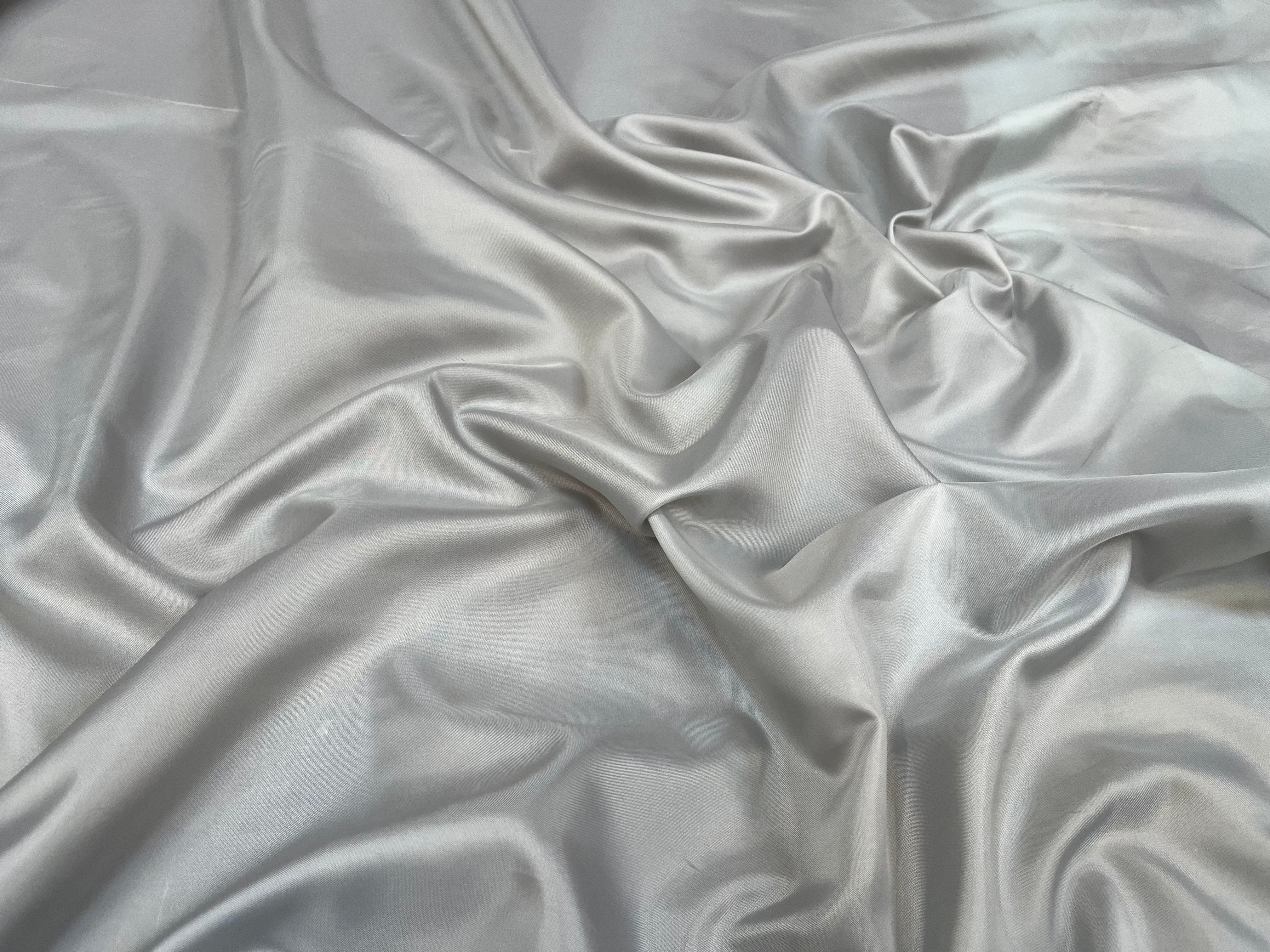 (Chute) DOUBLURE UNIE TAFFETAS GRIS BLEU POLYESTER - My Little Coupon