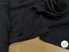 (Chute) DRAPERIE 100% LAINE VIERGE NOIR STRETCH BELLE TENUE - My Little Coupon