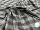 DRAPERIE FLANELLE MOTIF PRINCE DE GALLES GRIS - My Little Coupon