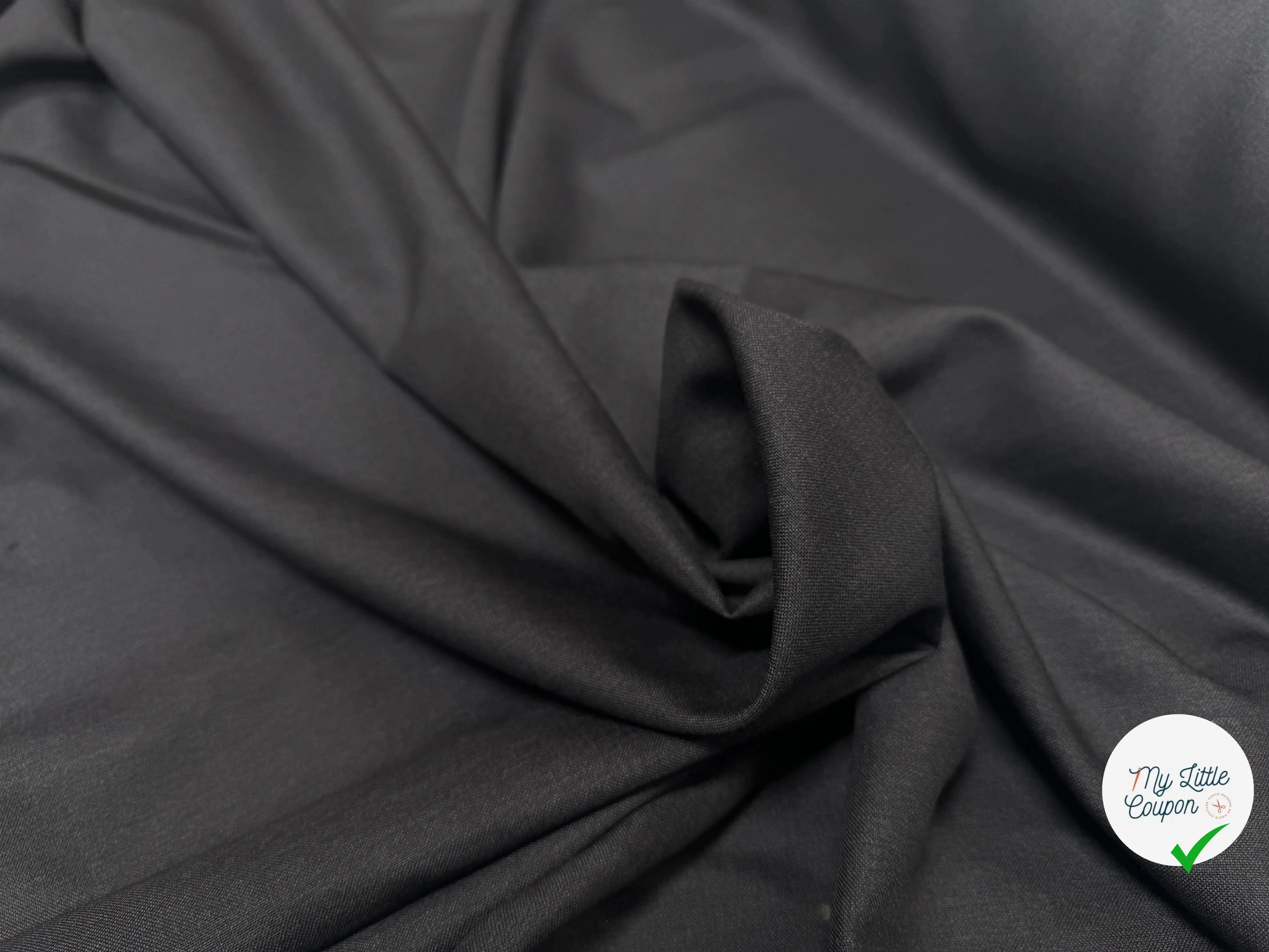 DRAPERIE GRISE 100% LAINE FABRICATION ITALIENNE - My Little Coupon