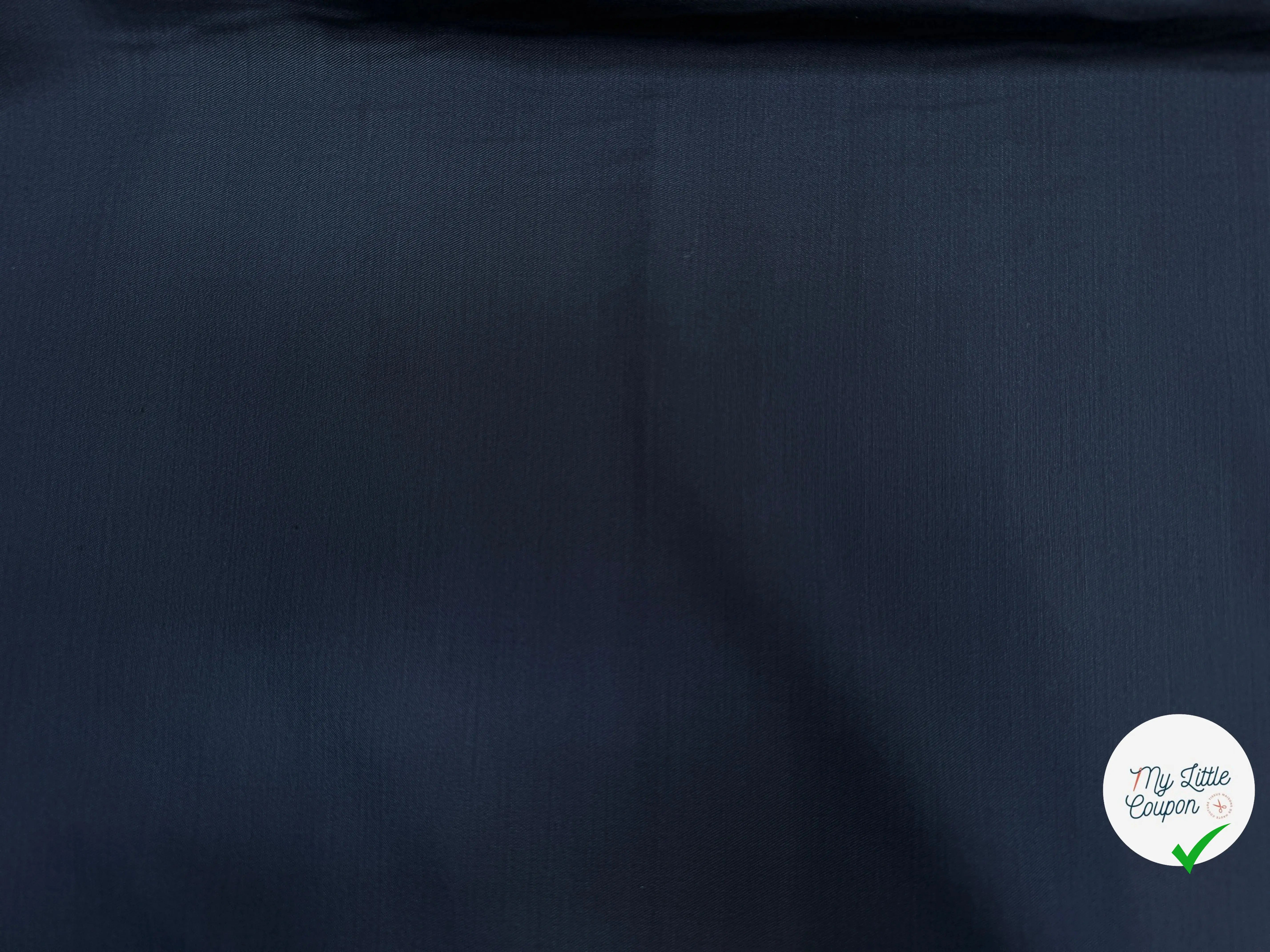 DRAPERIE ITALIENNE LAINE BLEU MARINE MARZOTTO - My Little Coupon