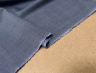 (Chute) DRAPERIE LAINE MOHAIR FIL À FIL BLEU GRIS - My Little Coupon