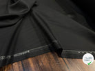 DRAPERIE LAINE VIERGE SUPER 120 NOIRE BARRINGTON - My Little Coupon