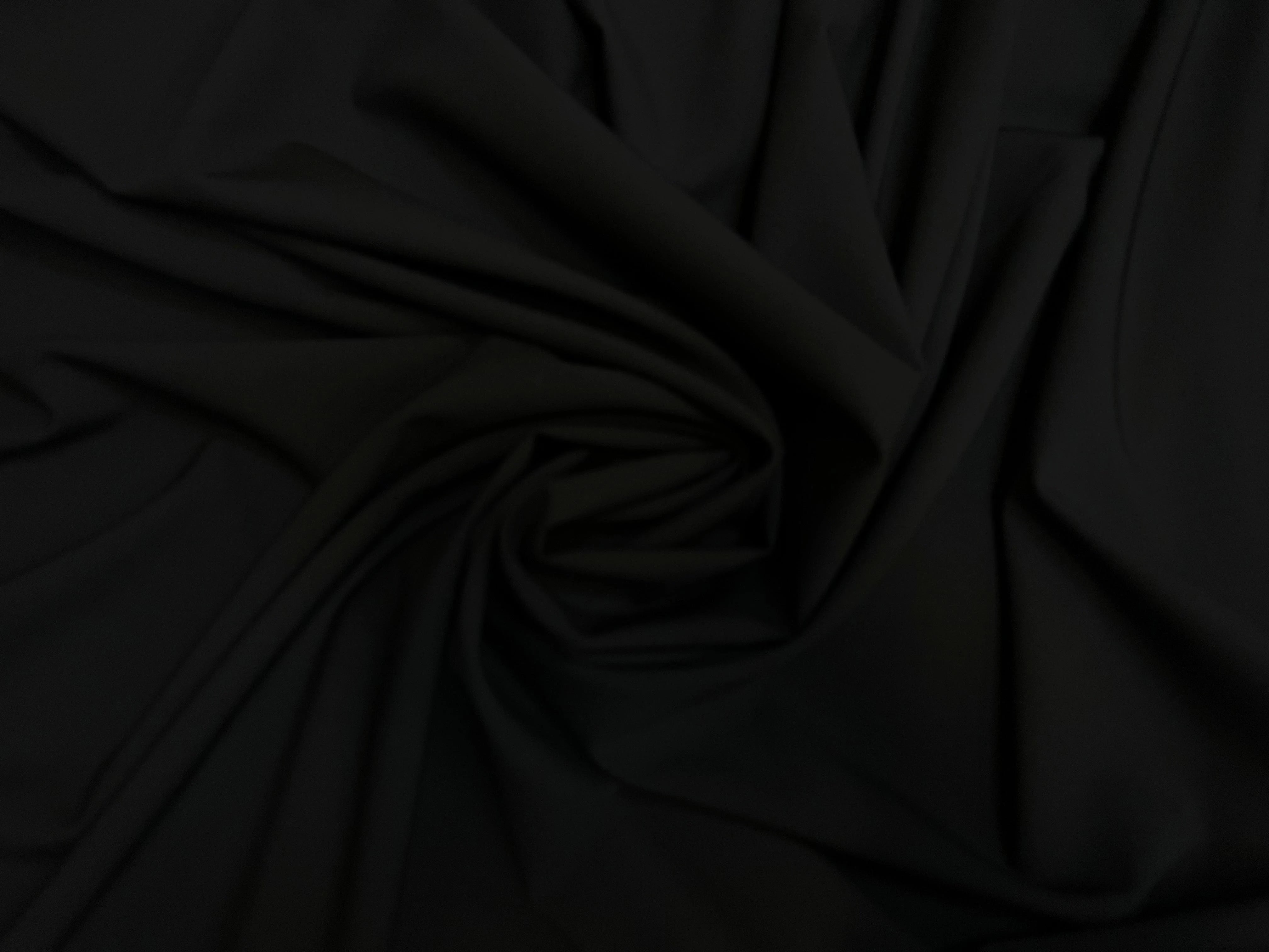 DRAPERIE TOILE DE LAINE STRETCH NOIRE - My Little Coupon