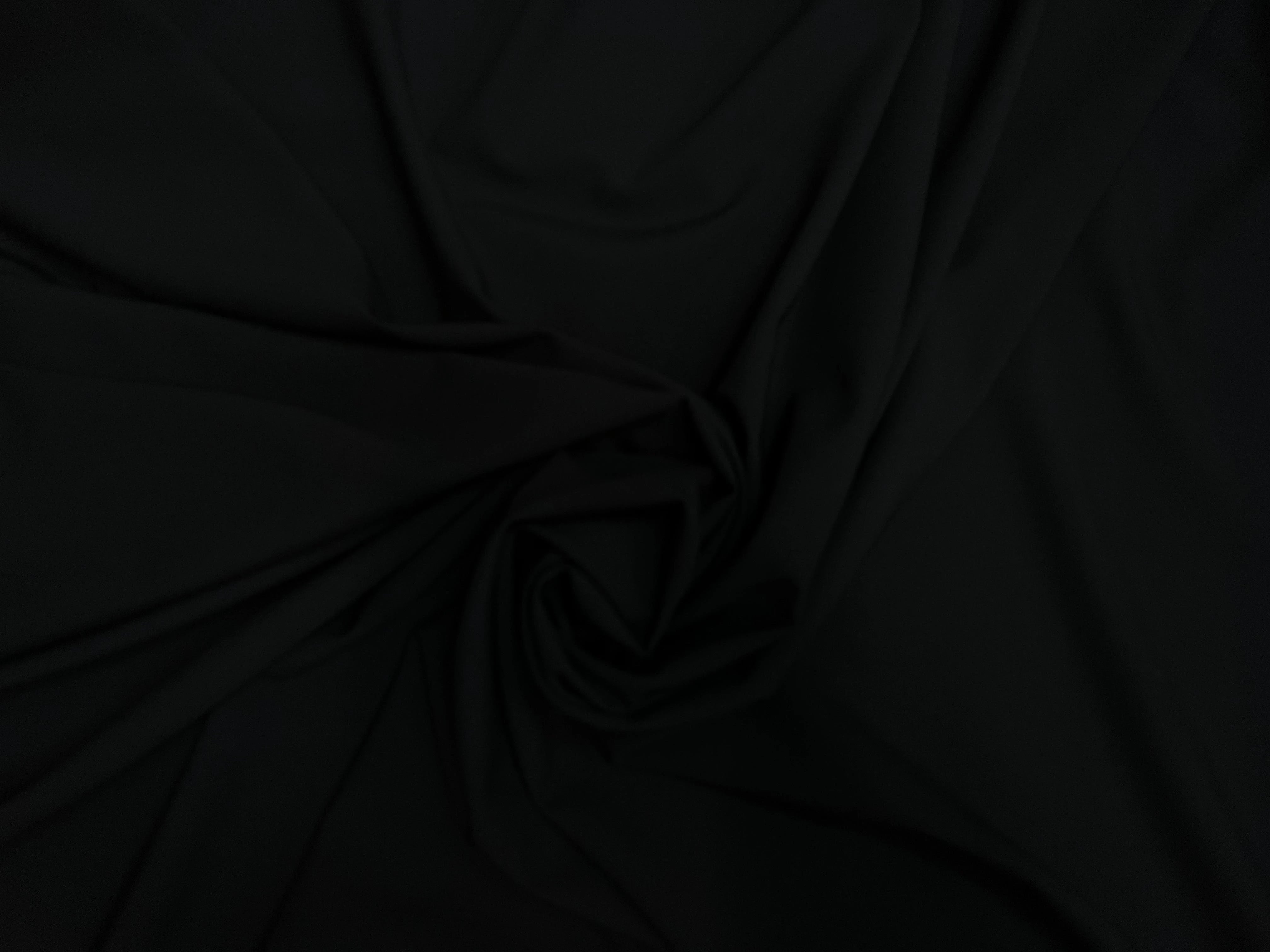 DRAPERIE TOILE DE LAINE STRETCH NOIRE - My Little Coupon