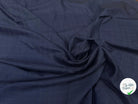 (Chute) DRAPERIE VITALE BARBERIS 100% LAINE CARREAUX CREAM FOND NAVY - My Little Coupon