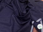 (Chute) FLANELLE 100% LOURDE BARBERIS 100% LAINE BLEU PROFOND - My Little Coupon
