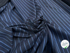 FLANELLE DE COTON À RAYURES BLEU - My Little Coupon
