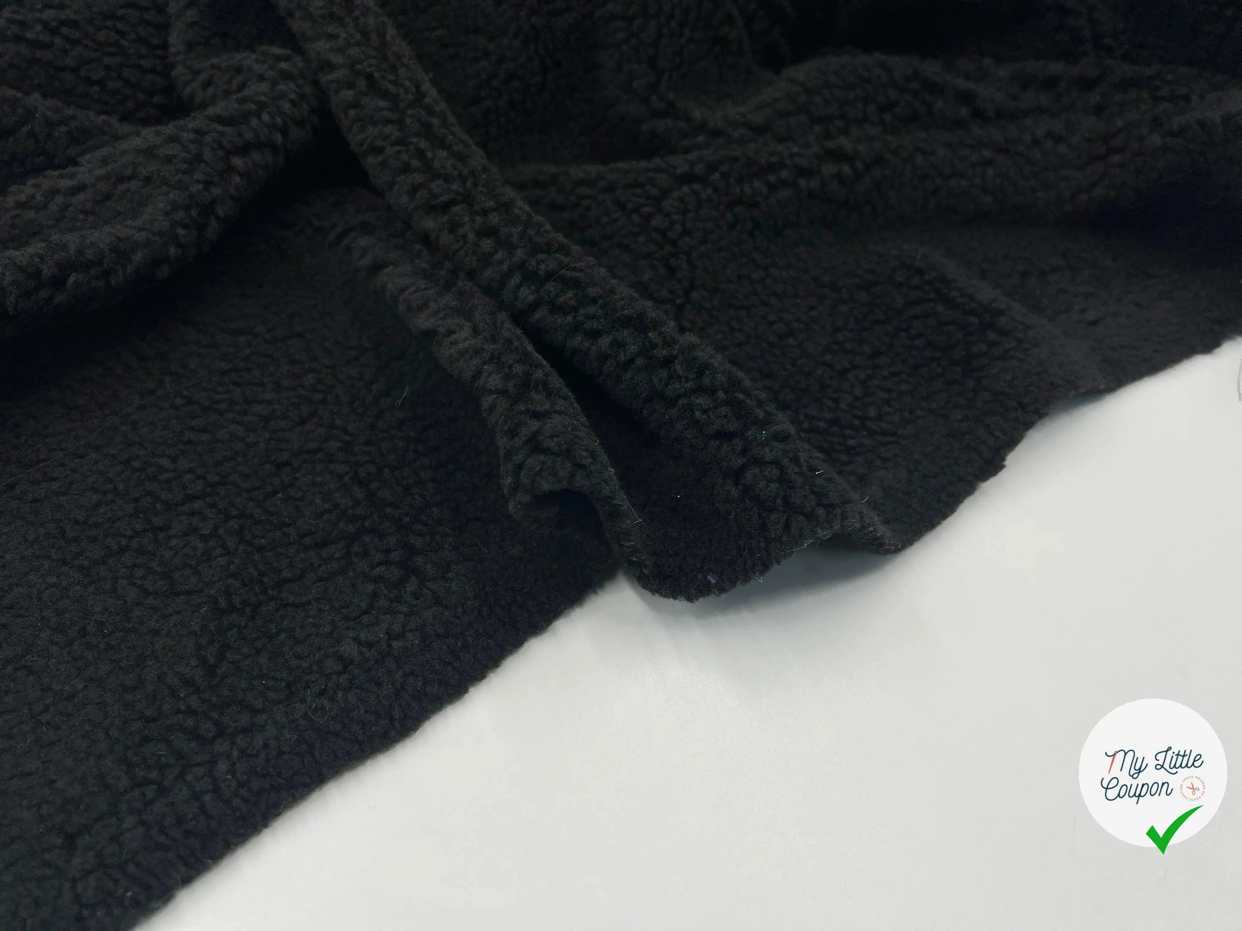 FOURRURE MOUTON BLACK - My Little Coupon - tissu - coudre