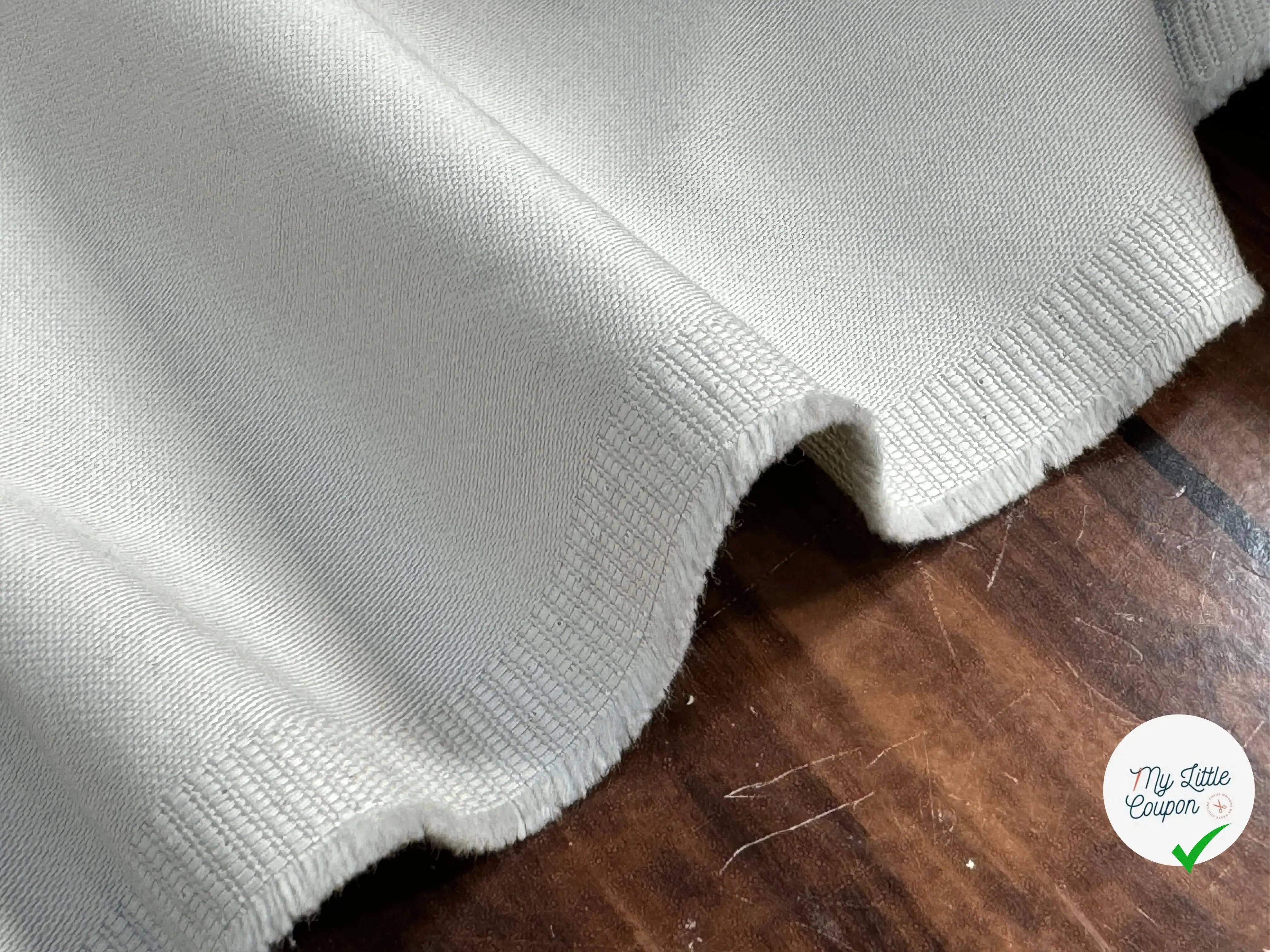 GABARDINE DE COTON BEIGE CARARRA - My Little Coupon
