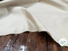 GABARDINE DE COTON ET DE SOIE 85% COTON ET 15% SOIE PEIGNÉE BEIGE - My Little Coupon