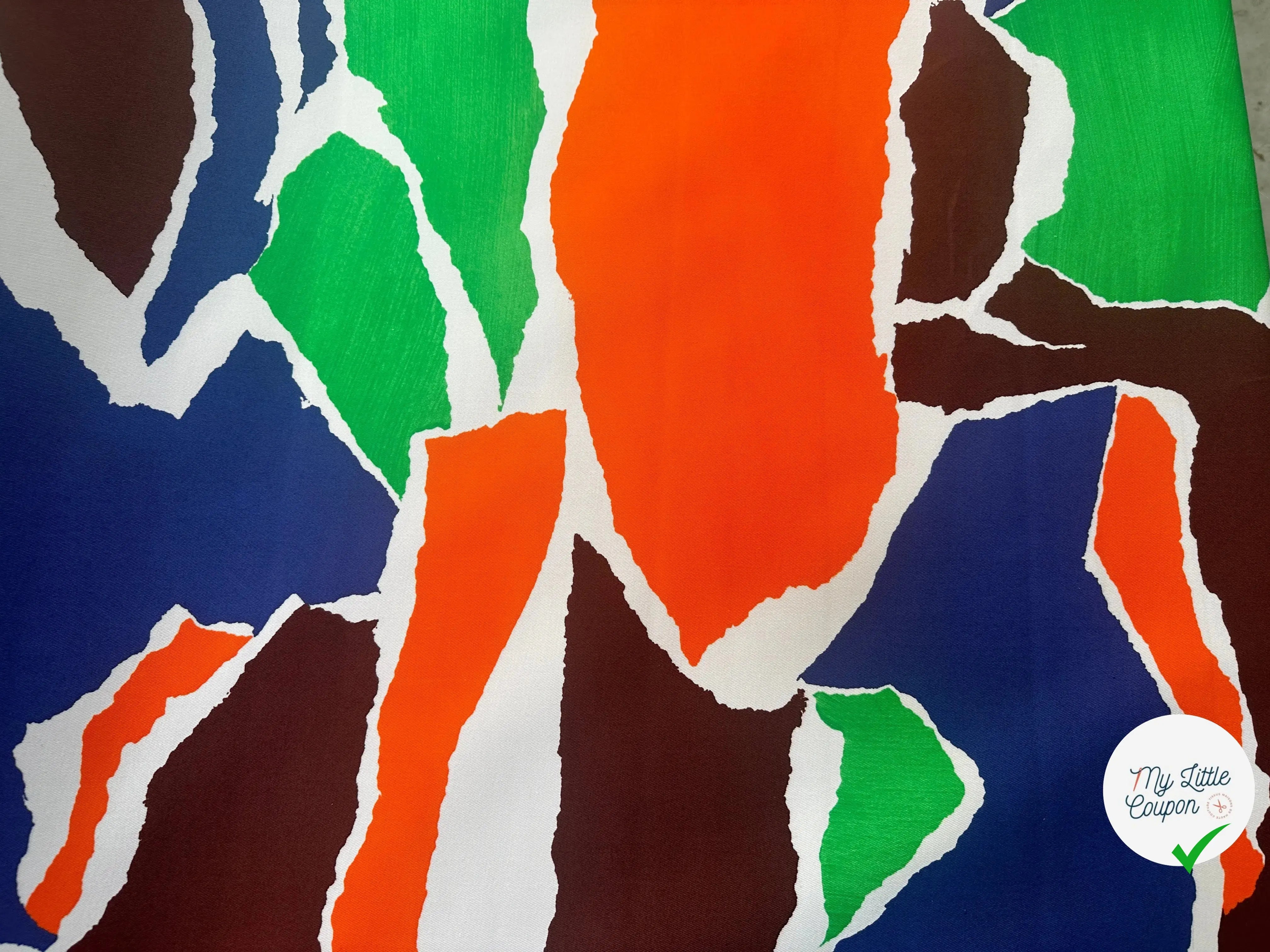 GABARDINE DE COTON STRECTH CAMOUFLAGE CONTEMPORAIN - My Little Coupon