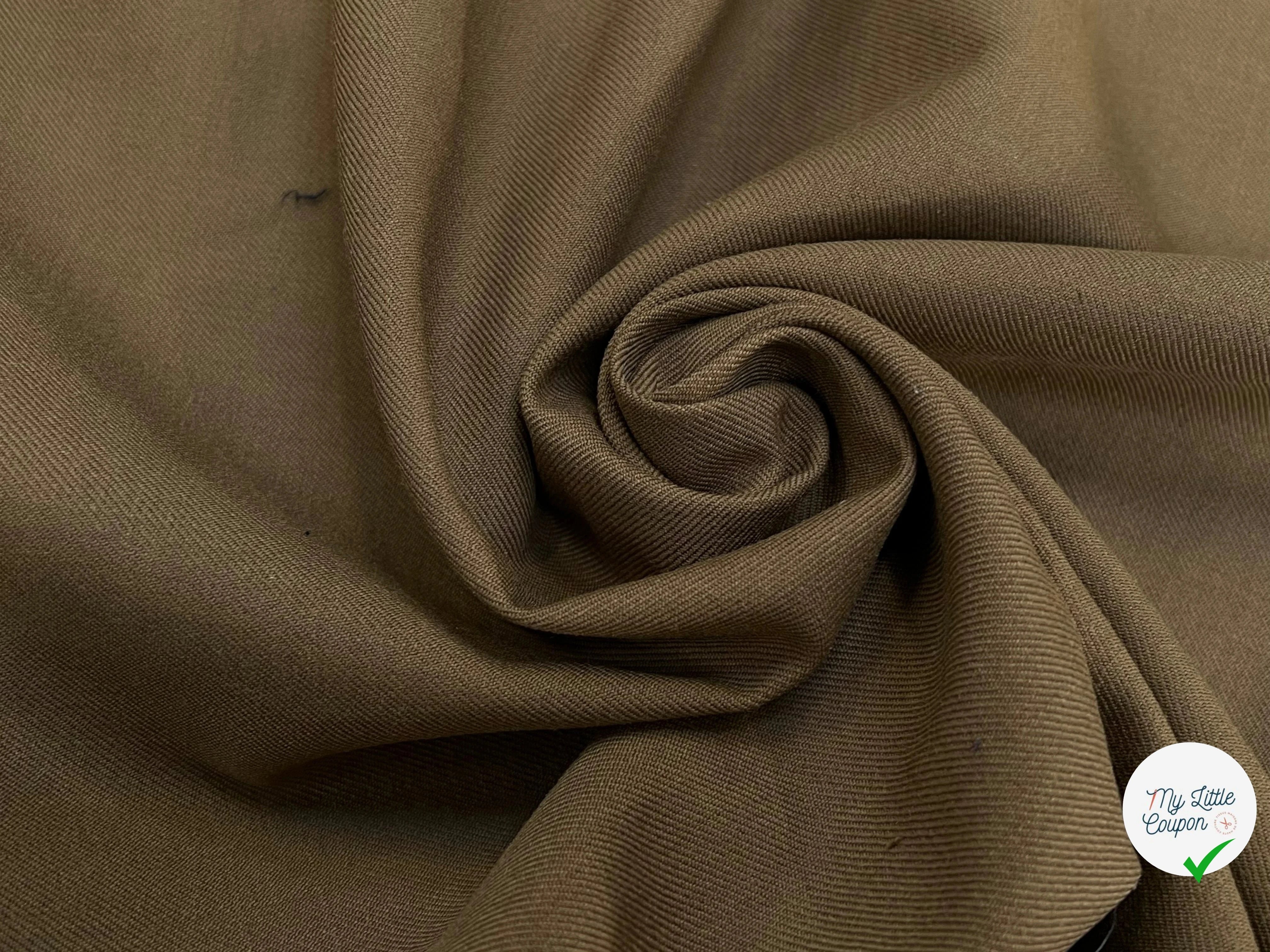 GABARDINE DE LAINE BROWN MOCHA - My Little Coupon