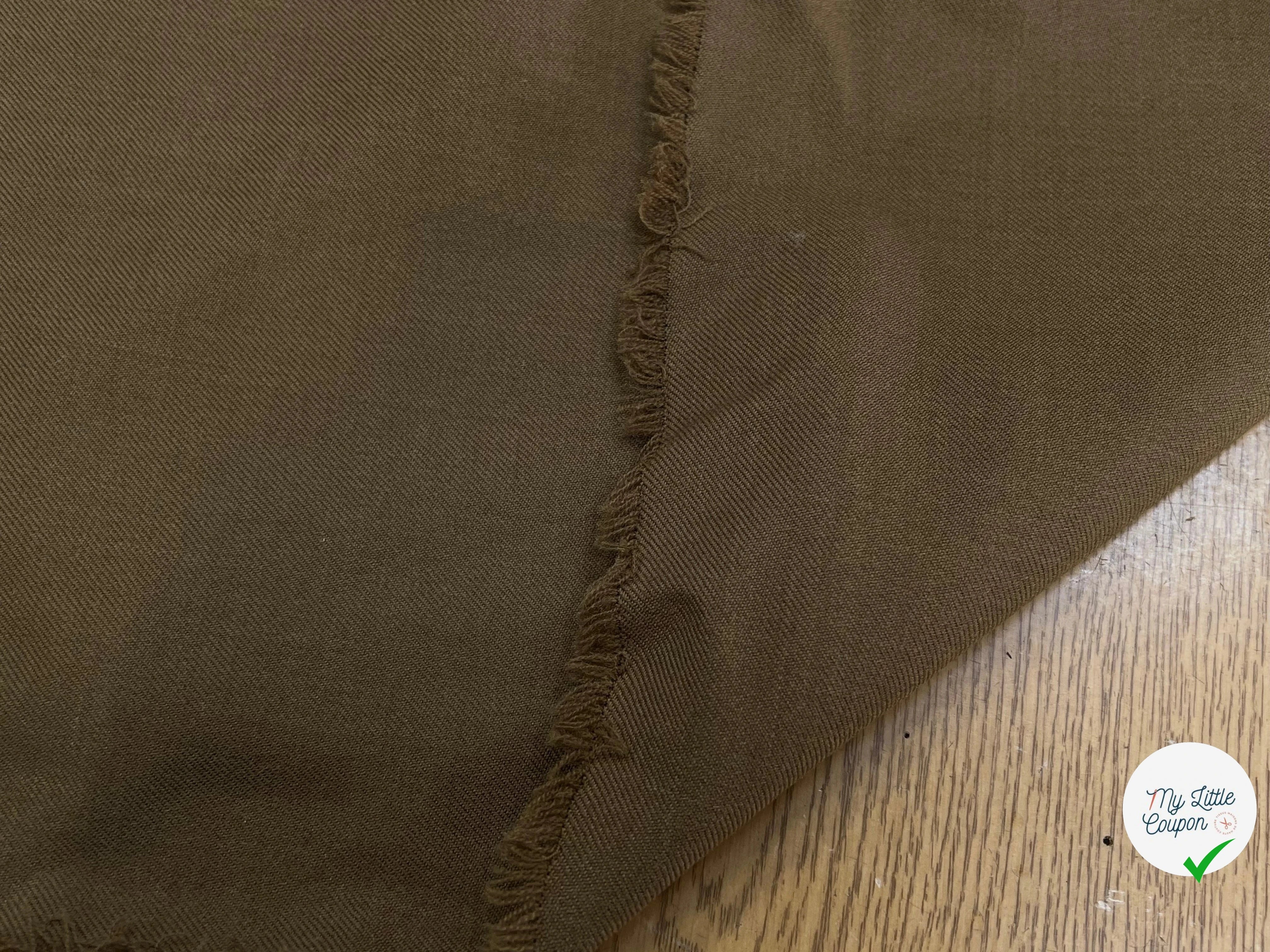 GABARDINE DE LAINE BROWN MOCHA - My Little Coupon