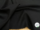 GABARDINE DE LAINE NOIR SERGEE - My Little Coupon